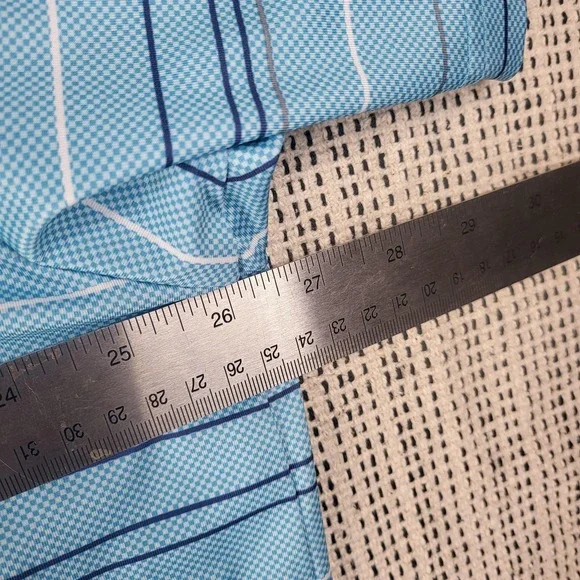 Callaway Polo Shirt Mens 2XL Blue‎ Striped Opti-Dri Golf Performance Lightweight - Picture 4 of 7